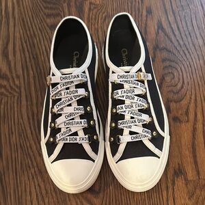 Christian Dior Black and White Sneakers